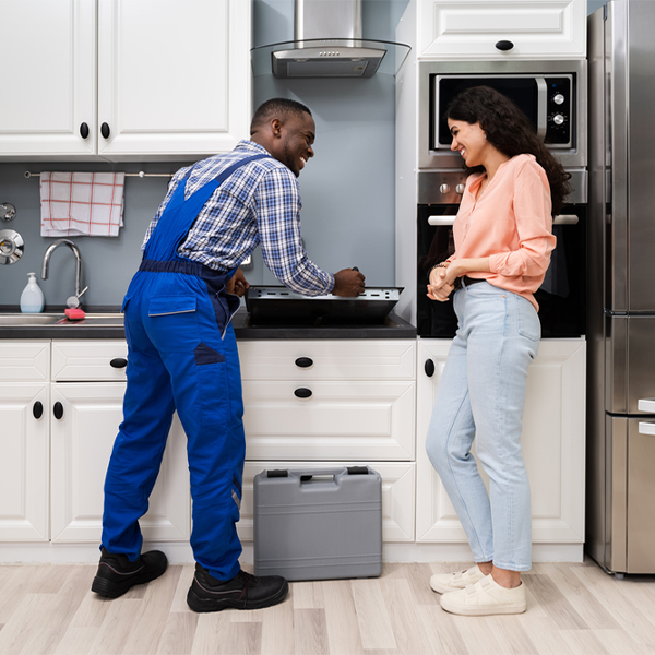can you provide an estimate for cooktop repair before beginning any work in Gasburg VA